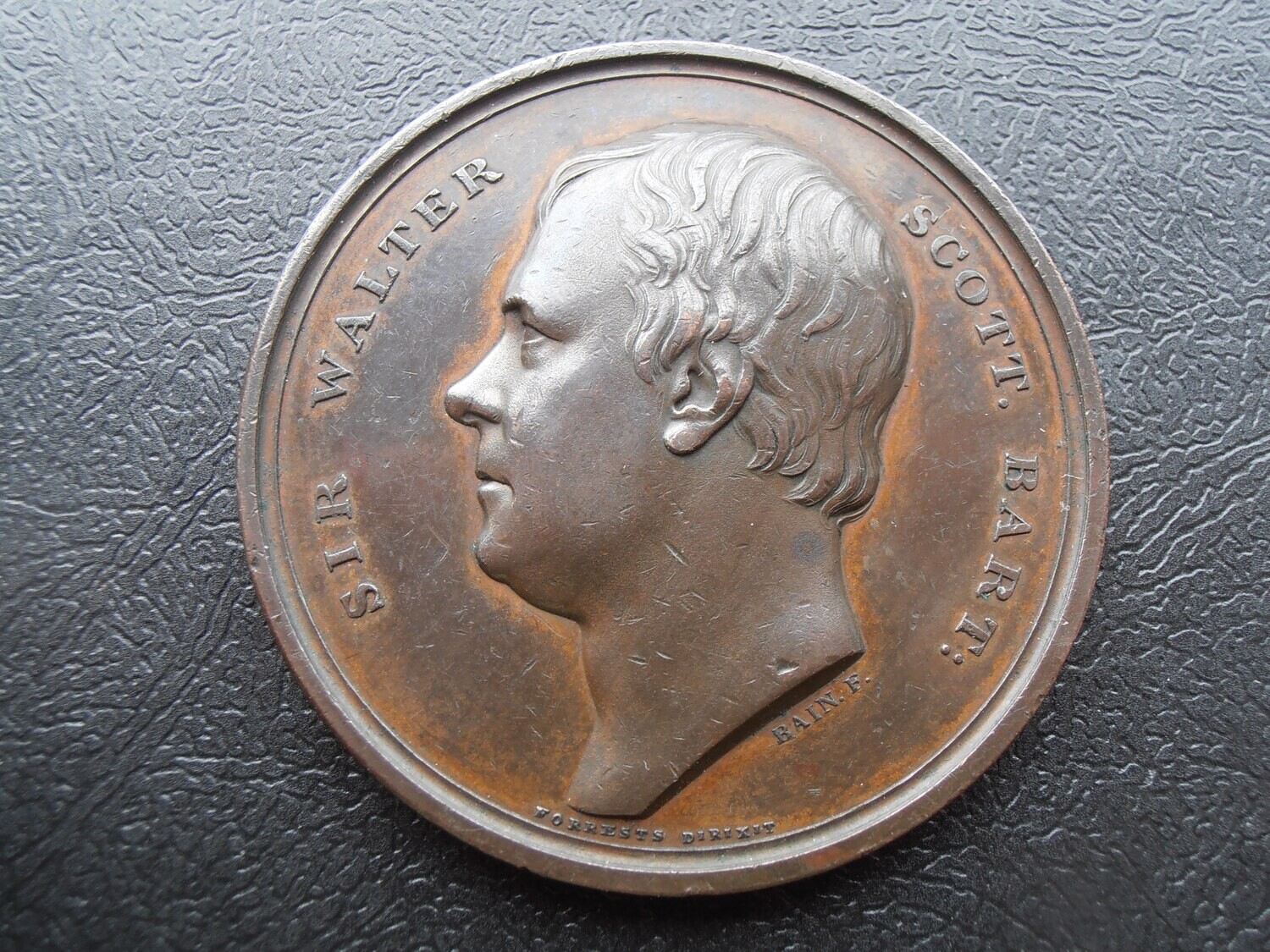 Death of Sir Walter Scott Medal - 1832 Death of Sir Walter Scott Medal - 1832