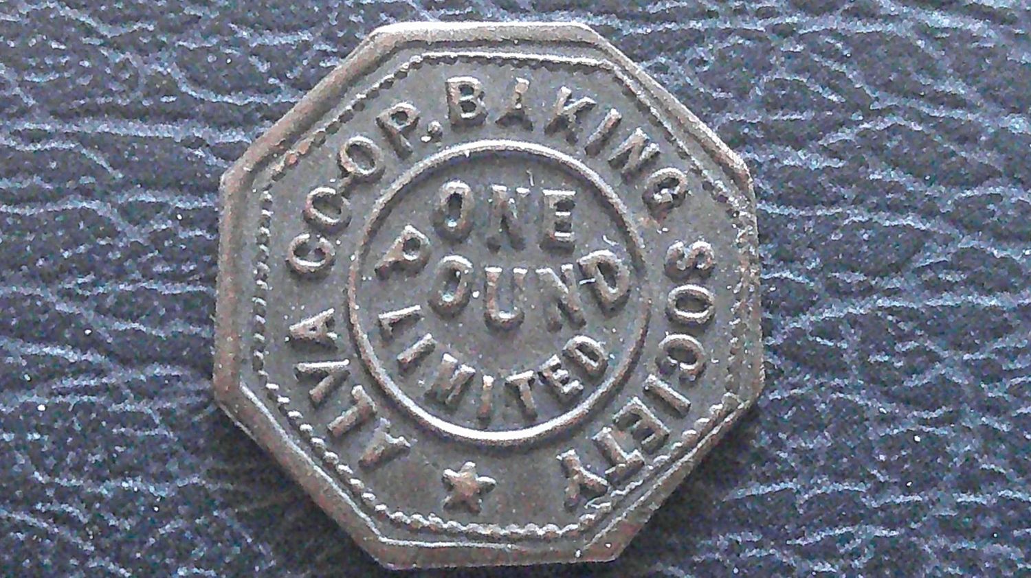 Alva Coop Baking Society One Pound Token