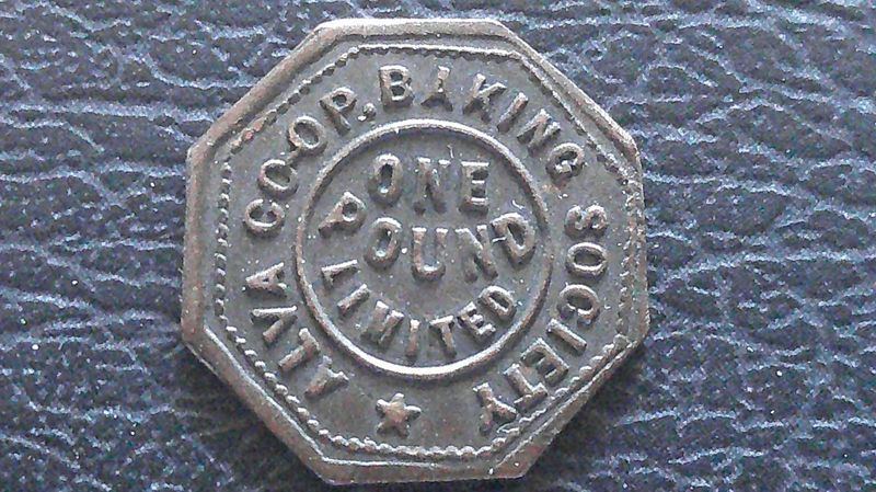 Alva Coop Baking Society One Pound Token