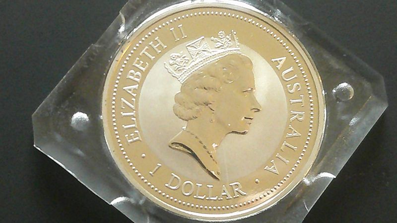 Australia Silver One Kookaburra Dollar - 1996
