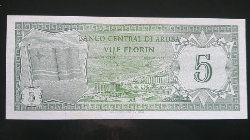 Aruba 5 Florin - 1986