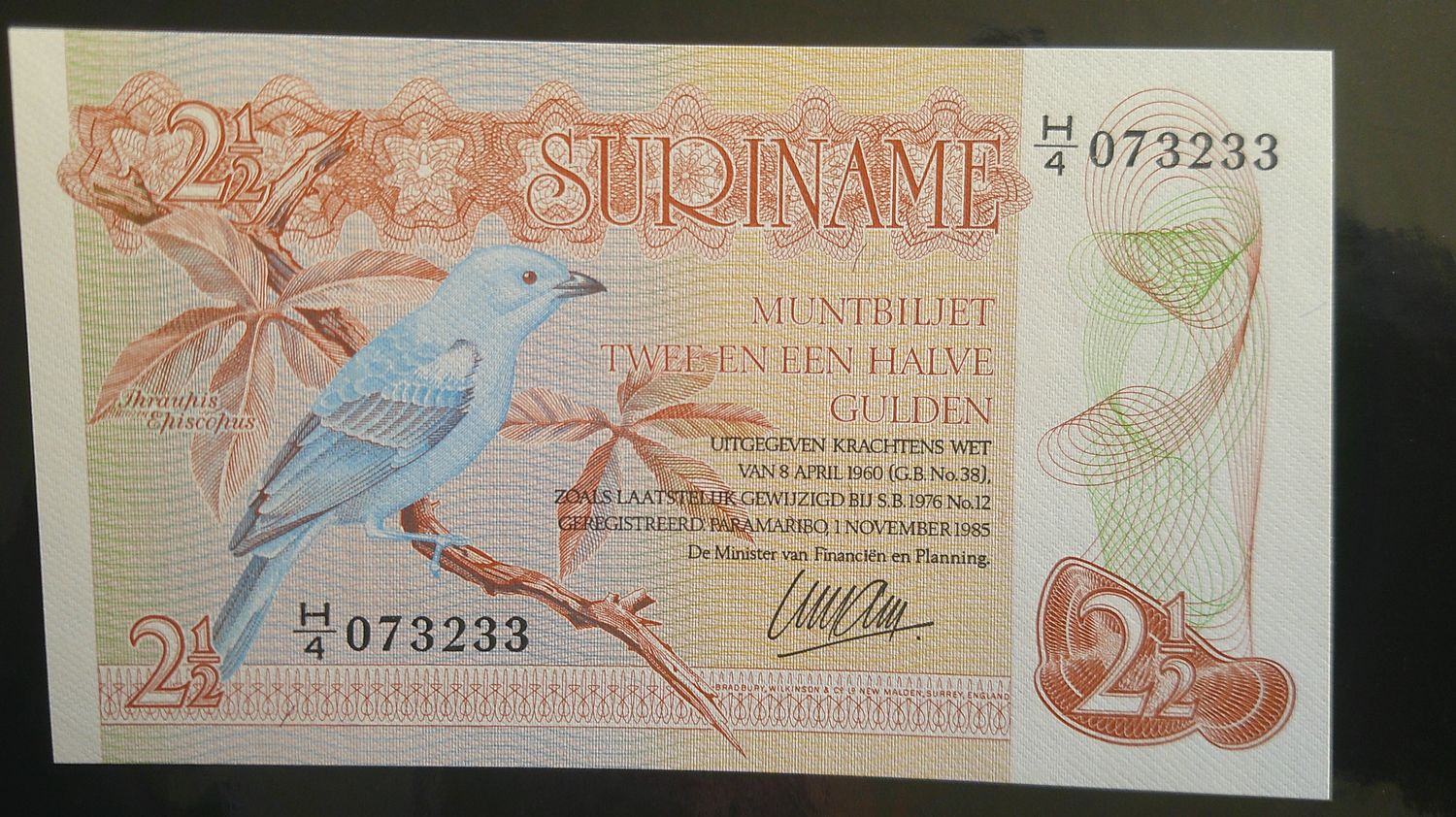 Suriname 2.5 Gulden - 1985