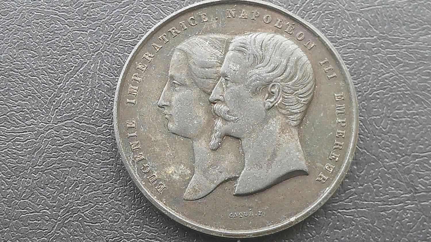 Opening of the Palaise De Industrie Medal - 1855 Opening of the Palaise De Industrie Medal - 1855