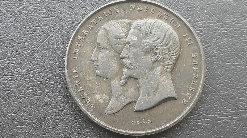 Opening of the Palaise De Industrie Medal - 1855