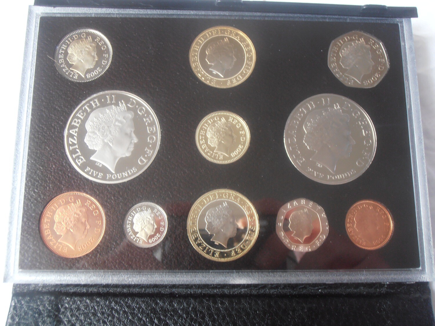 2008 - Proof Set (Delux Black Leather Case) MRPD1