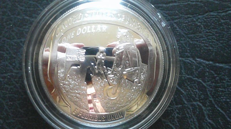 2019 - Proof Silver Dollar (Apollo 11 50th Anniversary) MRPD1