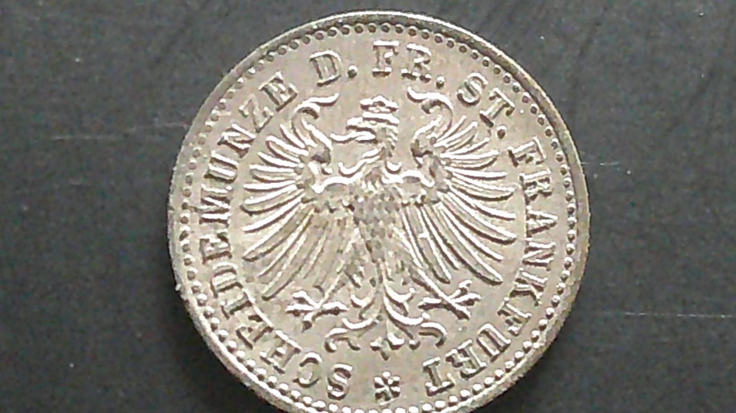 Germany 1 Kreuzer - 1860  (Frankfurt)