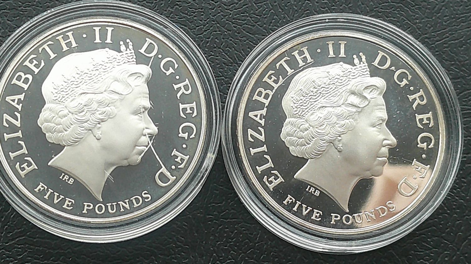2005 Silver Proof Five Pound Pair (Nelson Trafalgar) MRPD1