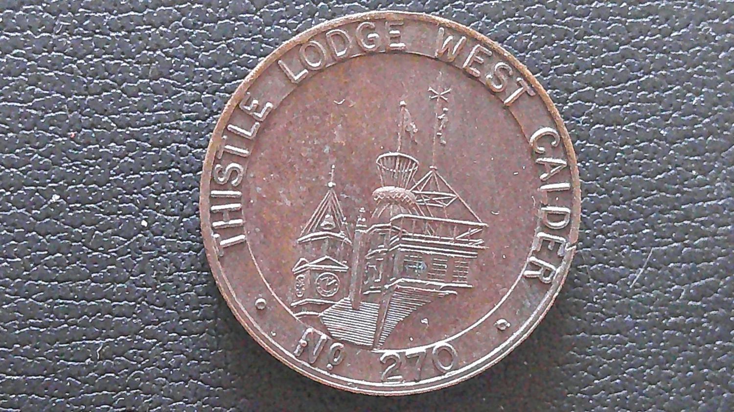 Masonic Penny Token Thistle Lodge West Calder