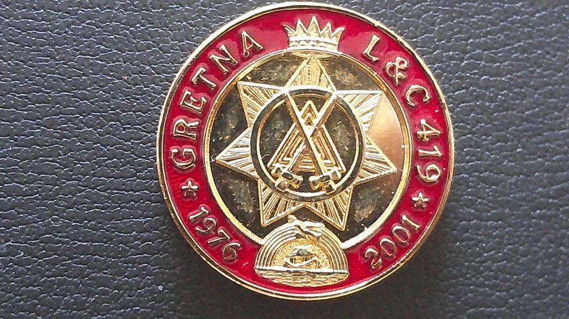 Masonic Penny Token Lodge Gretna L & C 419 (Gretna)