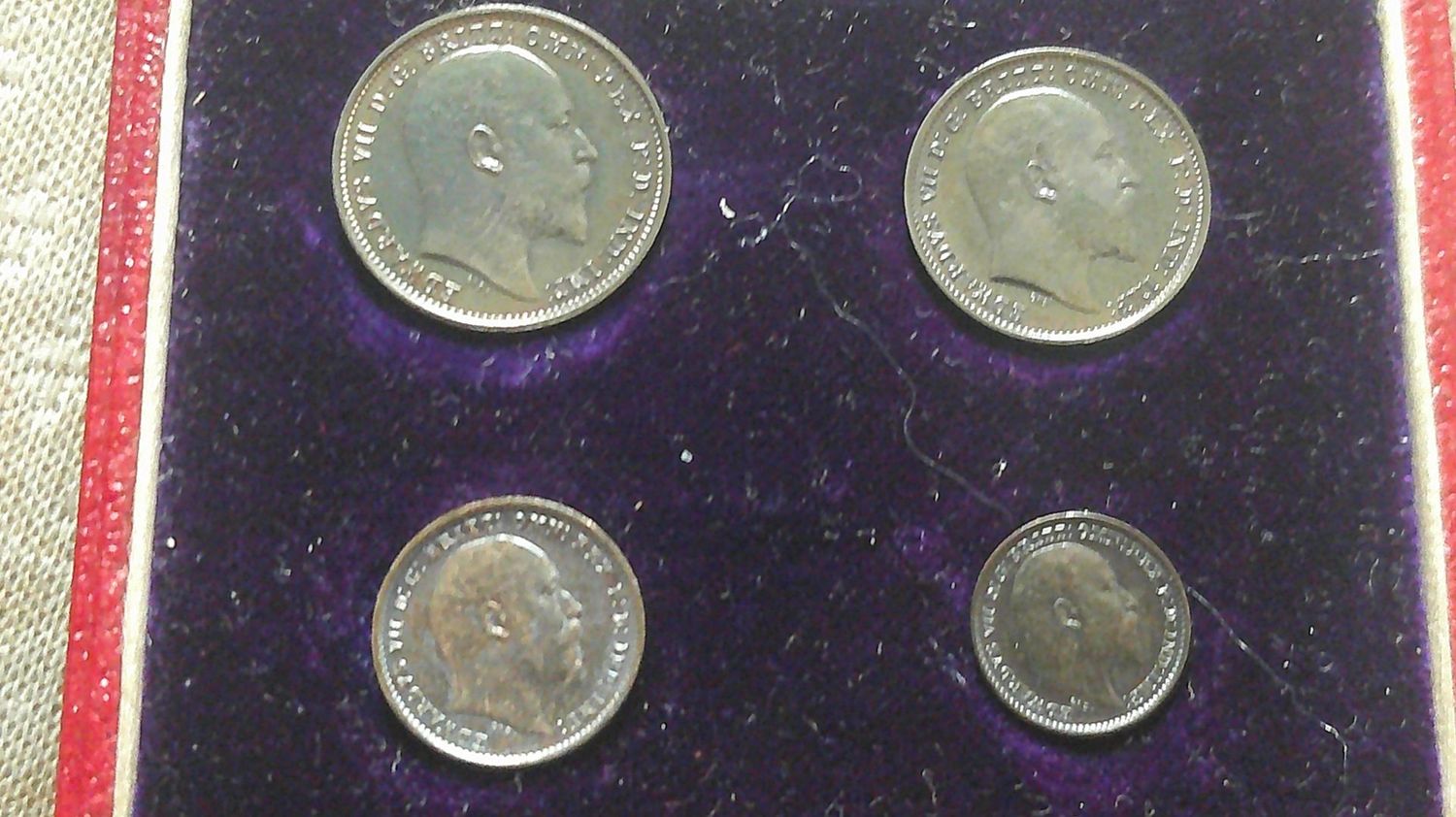 1907 -  Edward VII Maundy Set  MRPD1