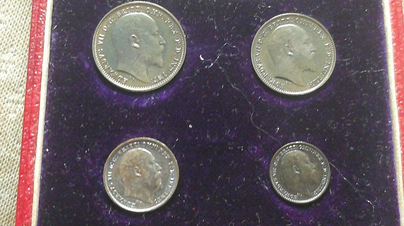 1907 -  Edward VII Maundy Set  MRPD1