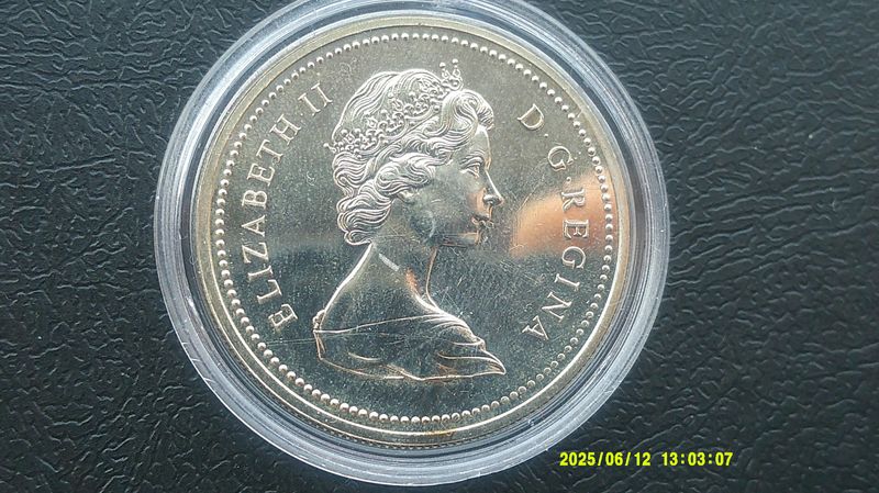 Canada Silver Dollar - 1975  (Calgary)