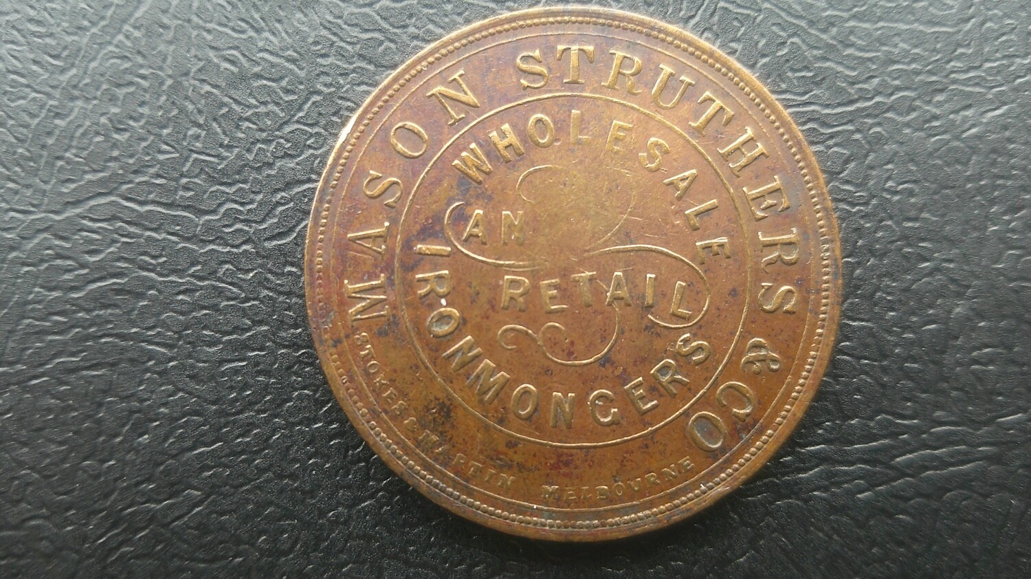 New Zealand Penny Token Christchurch (VERY RARE) New Zealand Penny Token Christchurch (VERY RARE)
