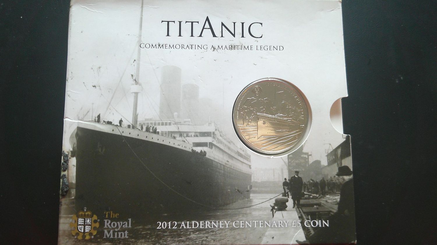 Alderney Five Pounds - 2012 (Titanic) MRPD2 Alderney Five Pounds - 2012 (Titanic) MRPD2