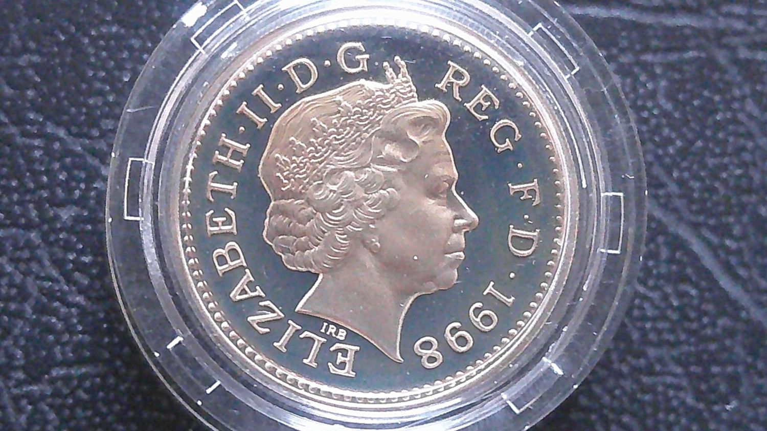 1998 - One Pound Silver Proof Piedfort MRPD1 1998 - One Pound Silver Proof Piedfort MRPD1