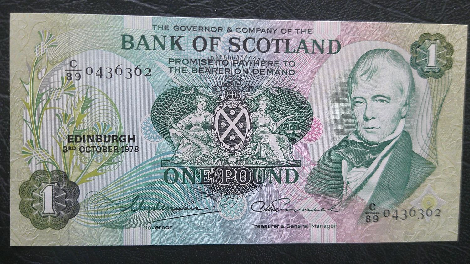 Bank of Scotland £1 - 1978