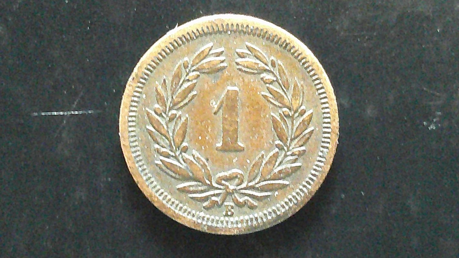 Switzerland 1 Rappen - 1864 RARE Switzerland 1 Rappen - 1864 RARE