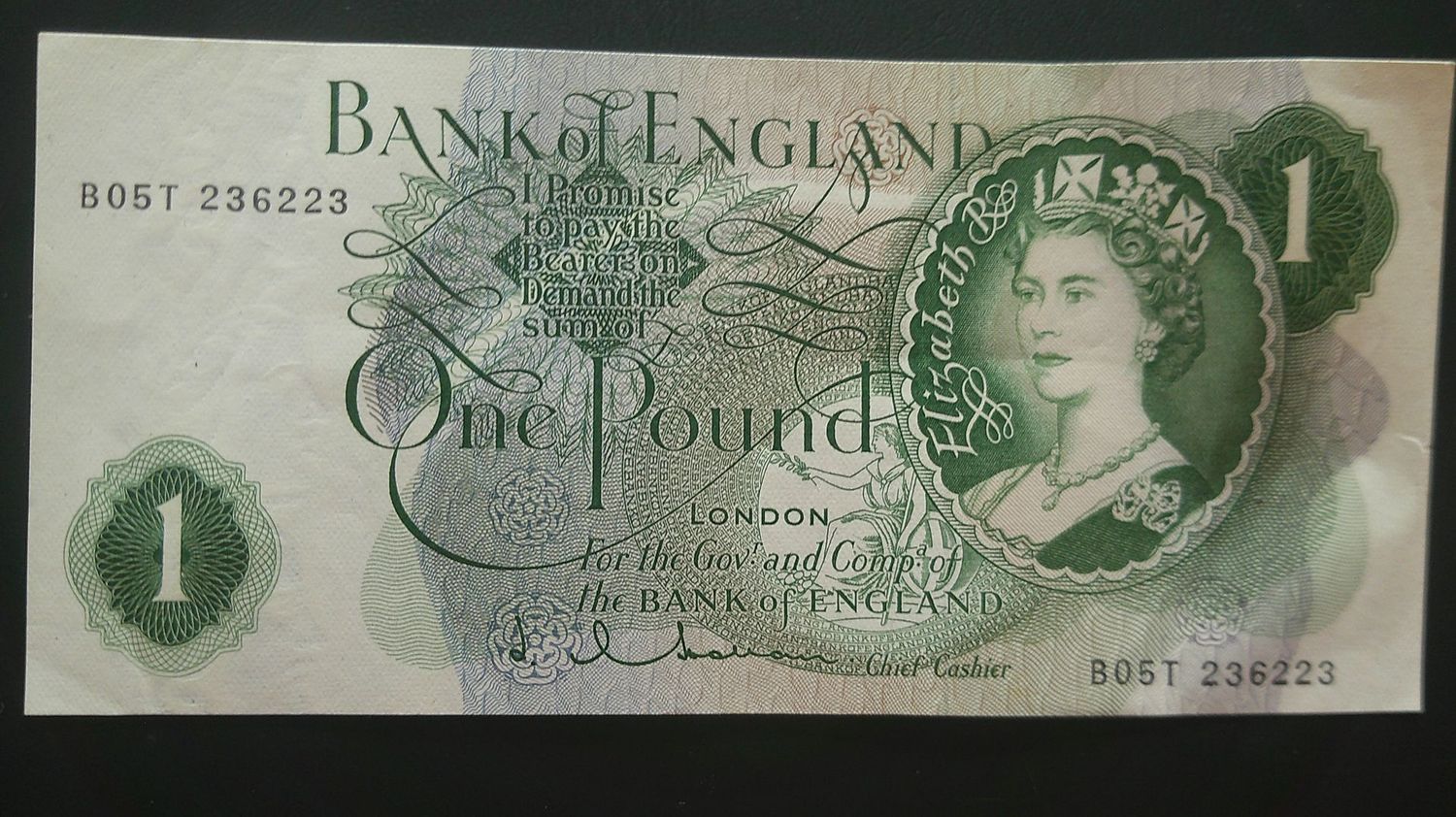 Bank of England £1 - 1963 Bank of England £1 - 1963