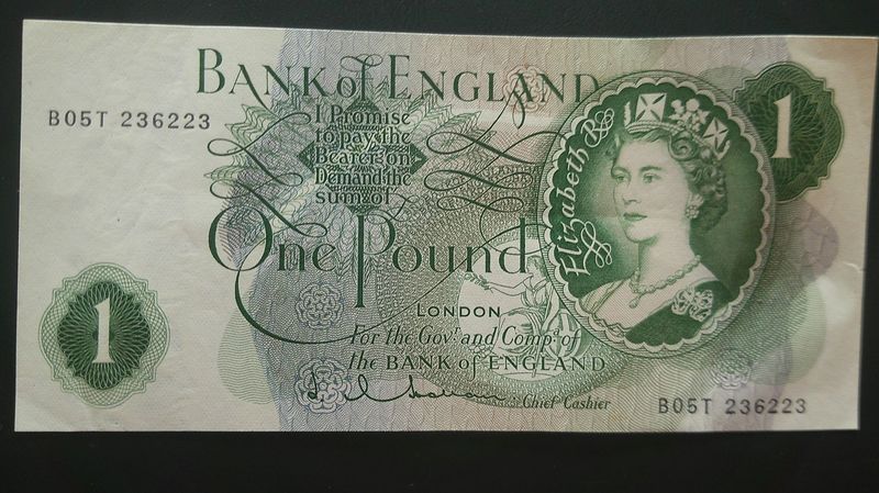 Bank of England £1 - 1963