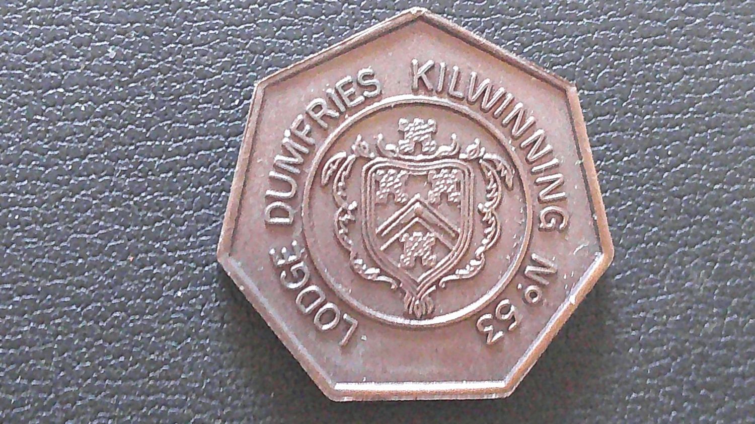 Masonic Penny Token Lodge Dumfries Kilwinning No 53