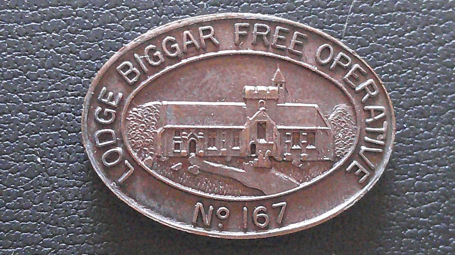 Masonic Penny Token Lodge Biggar Free Operative No 167