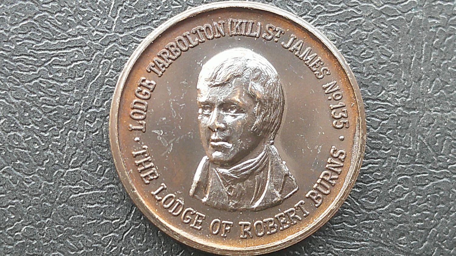 Masonic Penny Token Lodge Tarbolton St James No 135