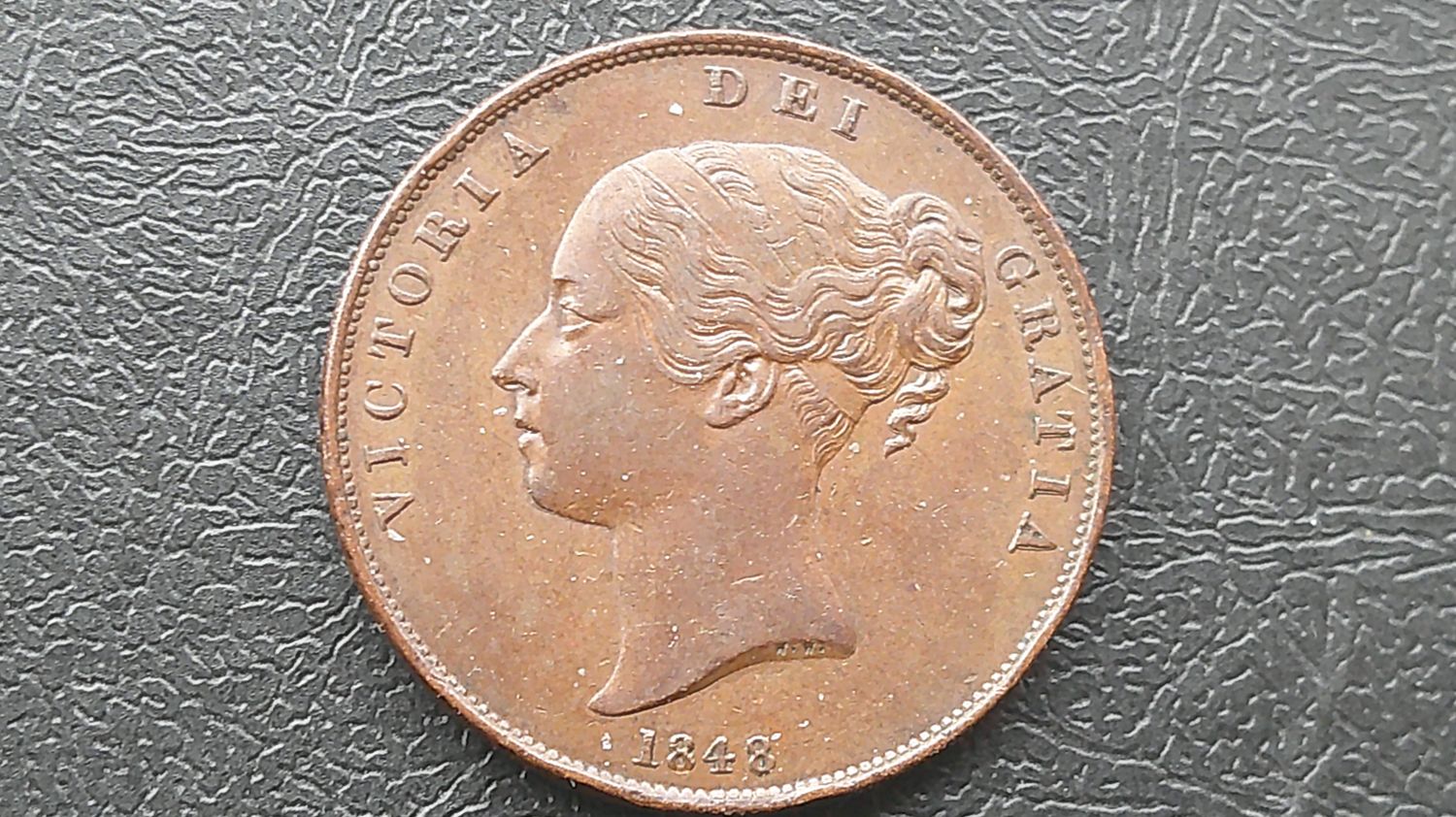 1848 - Penny (Plain Trident)