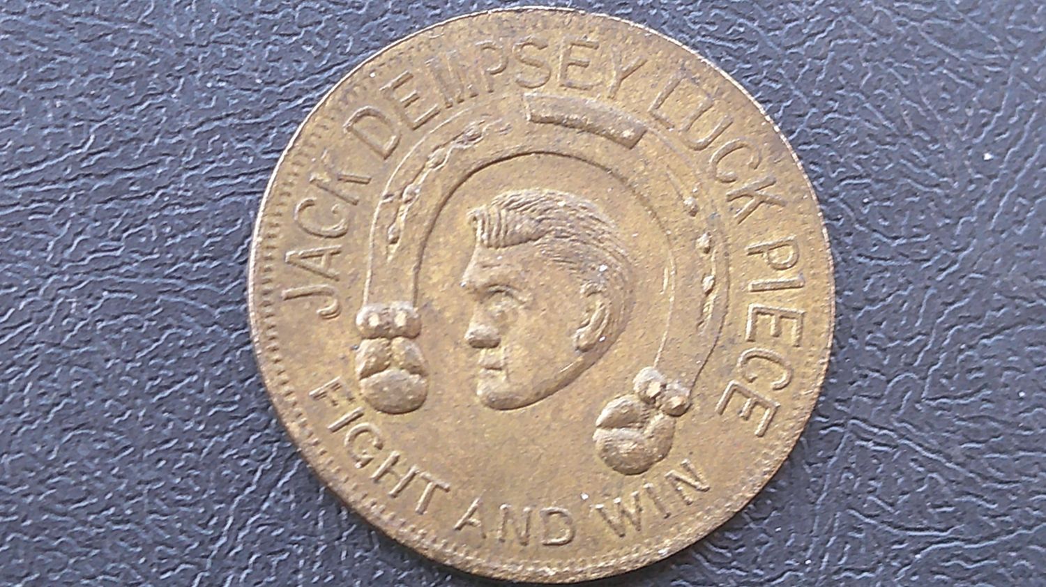 United States Jack Dempsey Lucky Piece - c1924 United States Jack Dempsey Lucky Piece - c1924