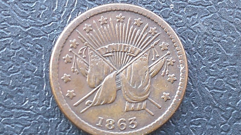 United States Civil War Token - 1863
