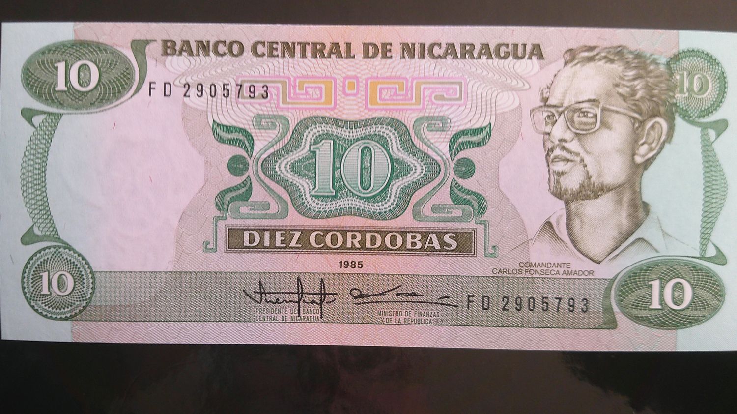 Nicaragua 10 Cordobas - 1985