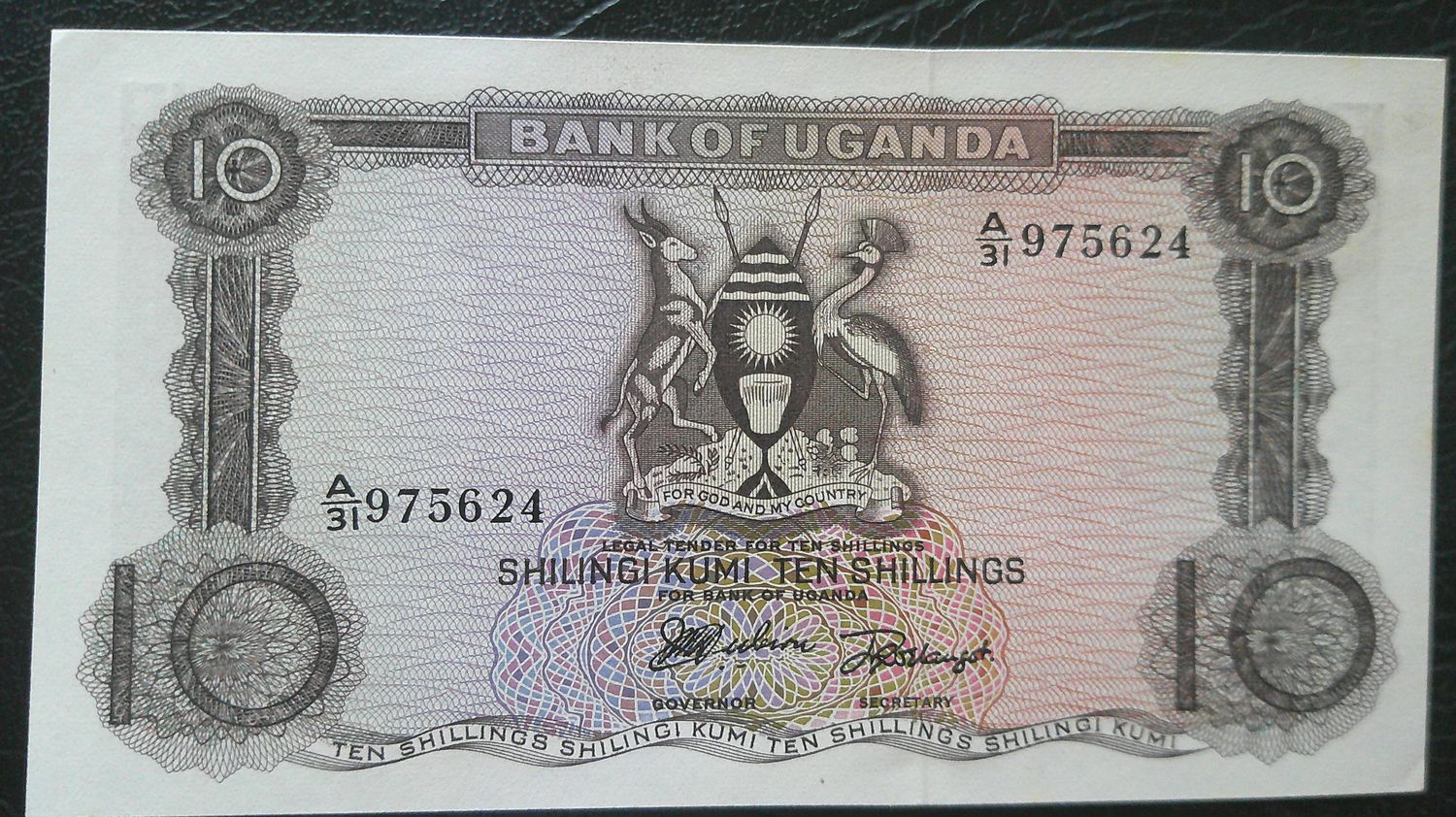 Uganda 10 Shillings - 1966