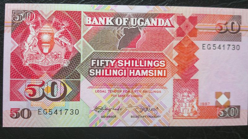 Uganda 50 Shillings - 1987