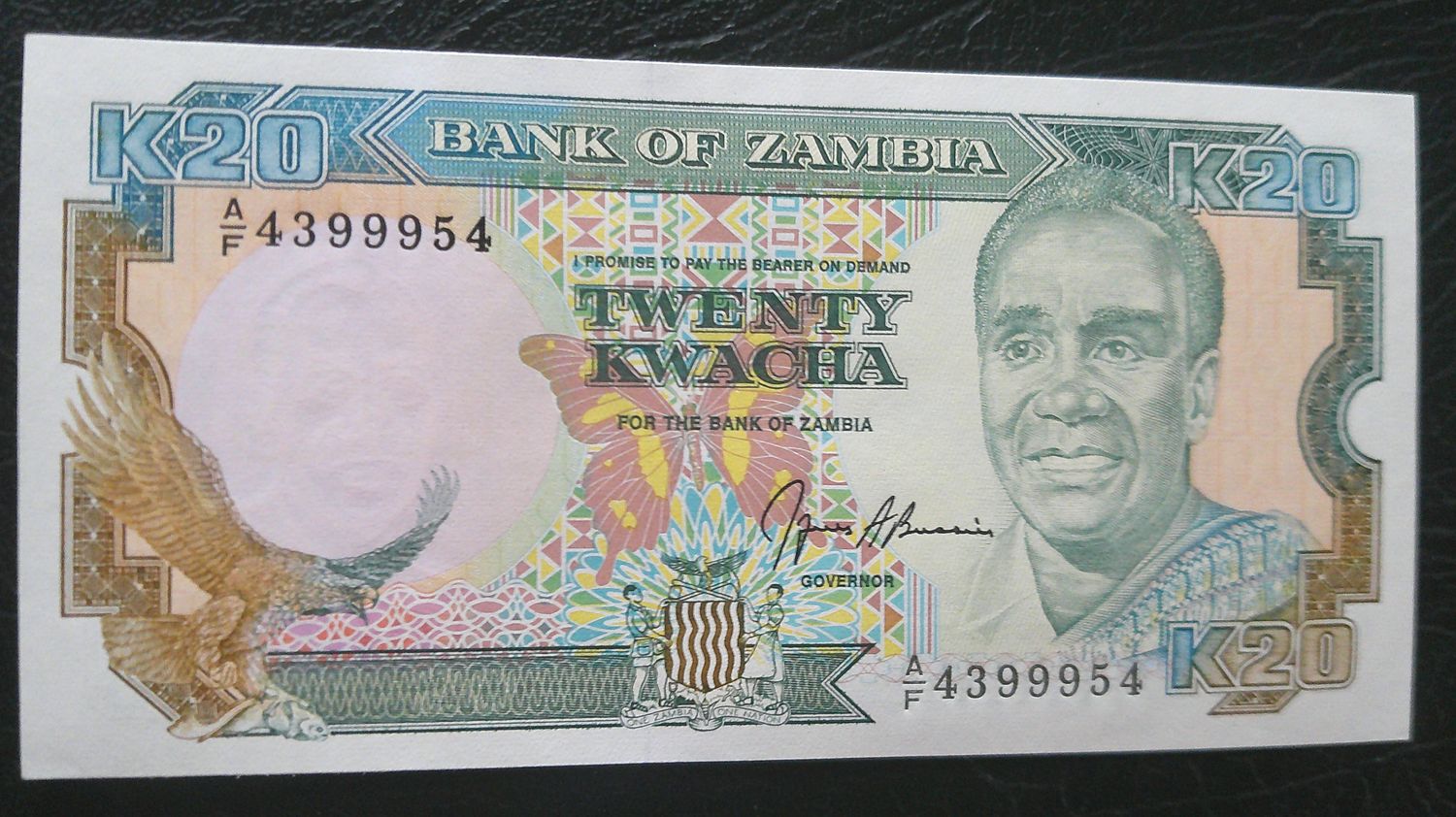 Zambia 20 Kwacha - 1989