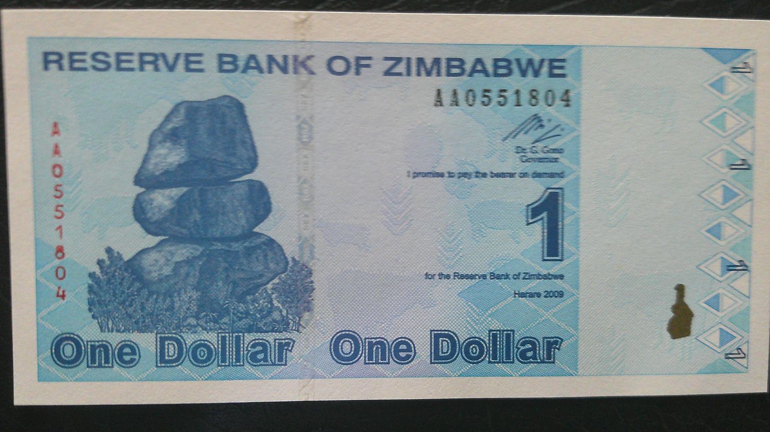 Zimbabwe 1 Dollar - 2009