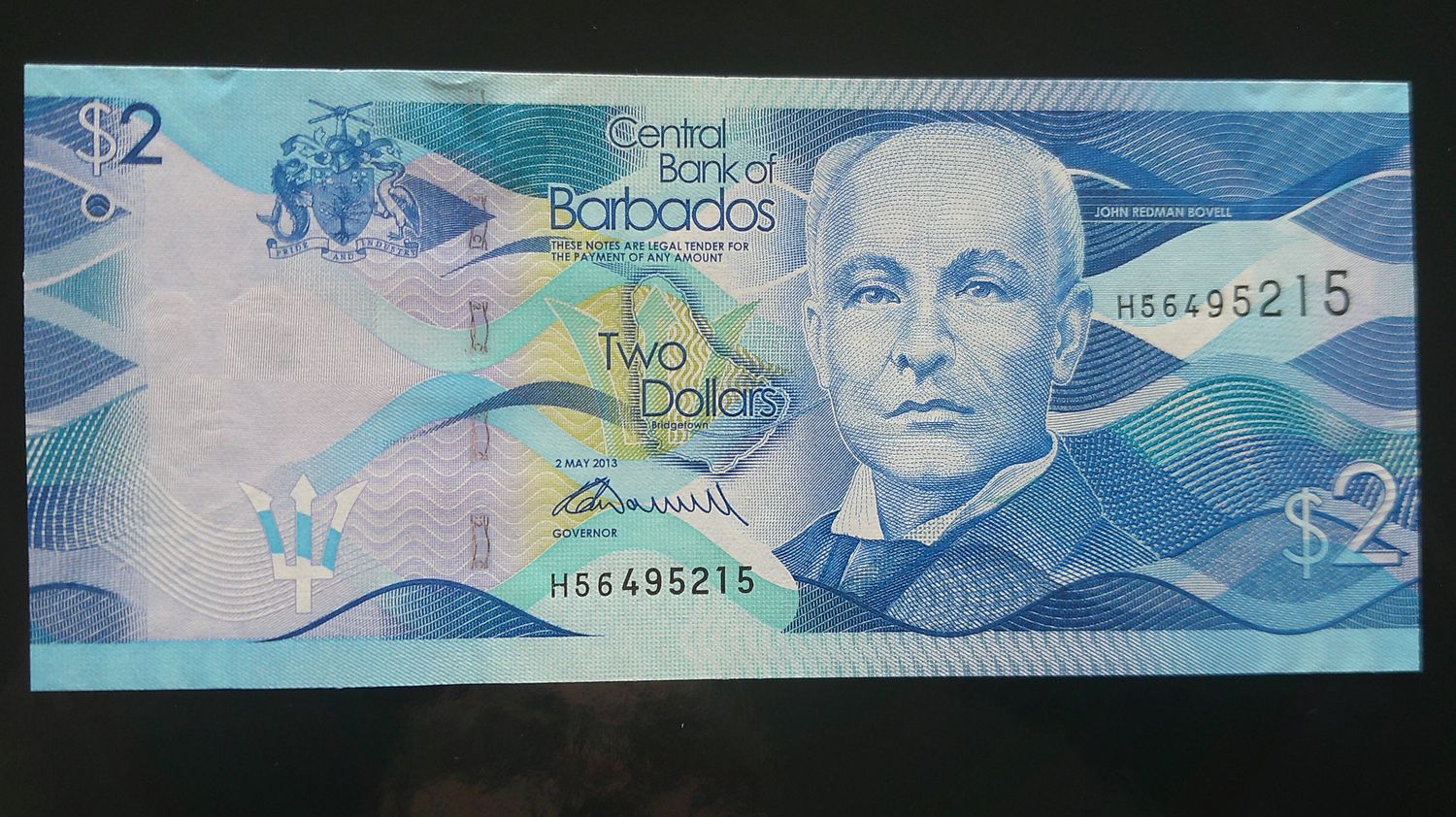 Barbados 2 Dollars - 2013