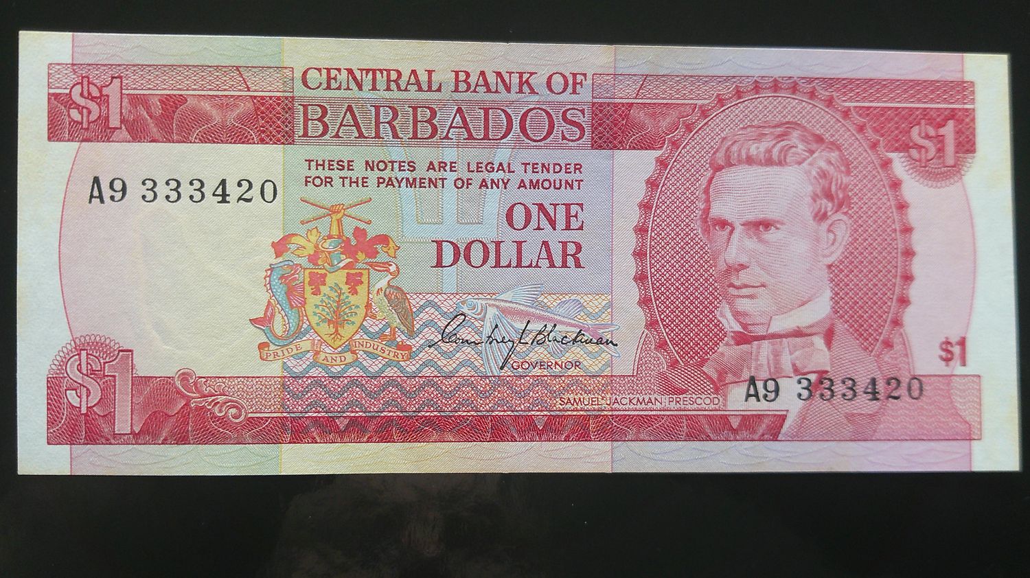 Barbados 1 Dollar - 1973