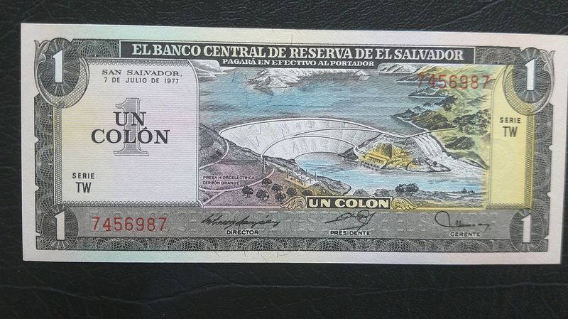 El Salvador 1 Colon - 1980