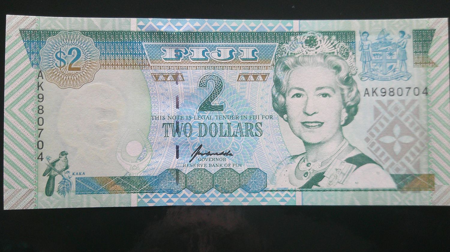 Fiji 2 Dollars - 1996