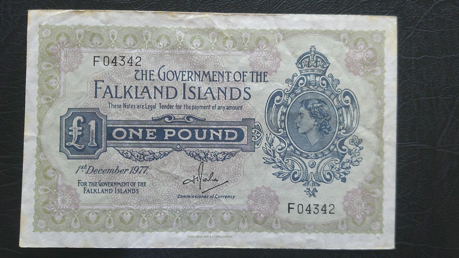 Falkland Islands One Pound - 1977