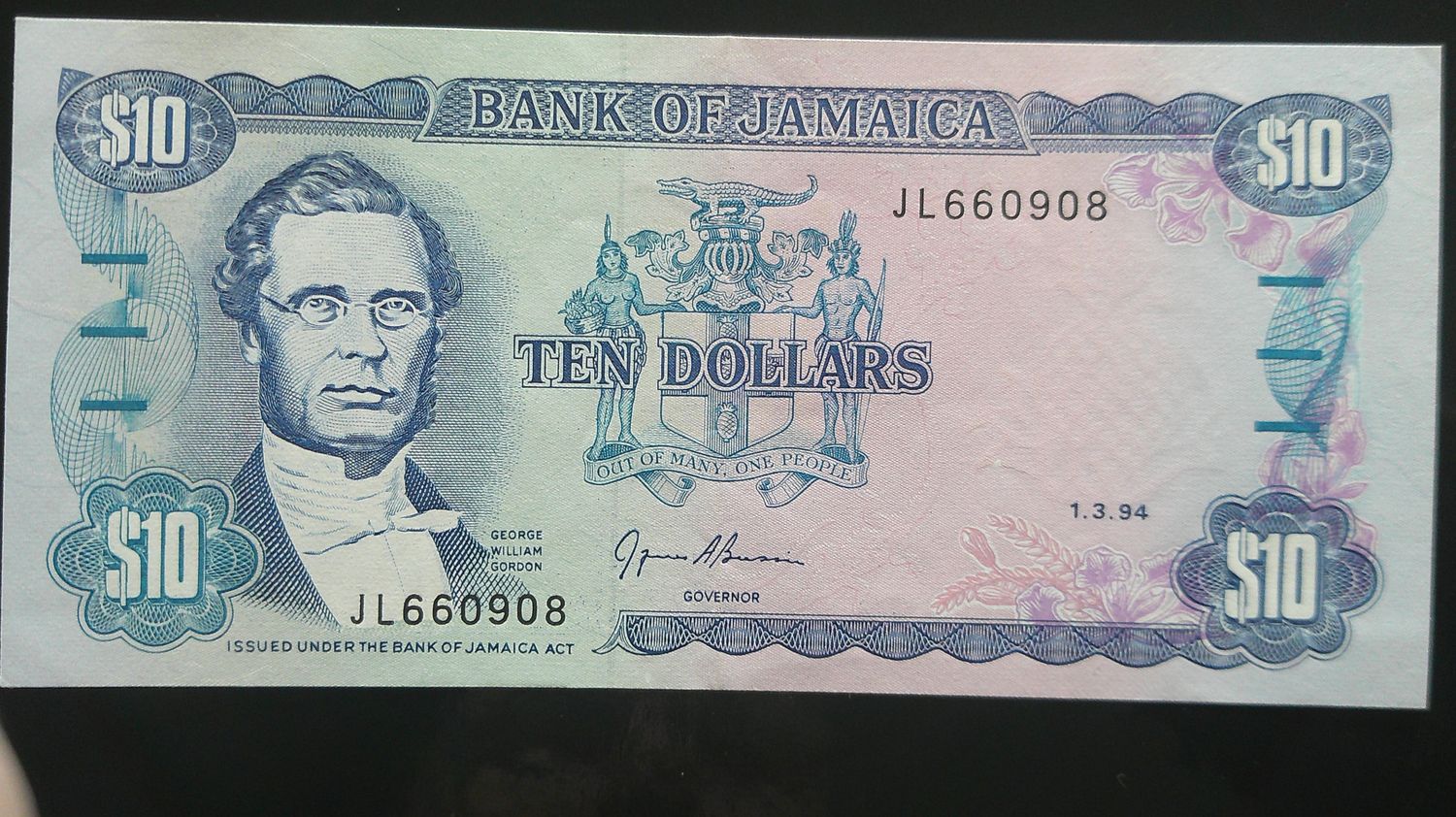 Jamaica 10 Dollars - 1994