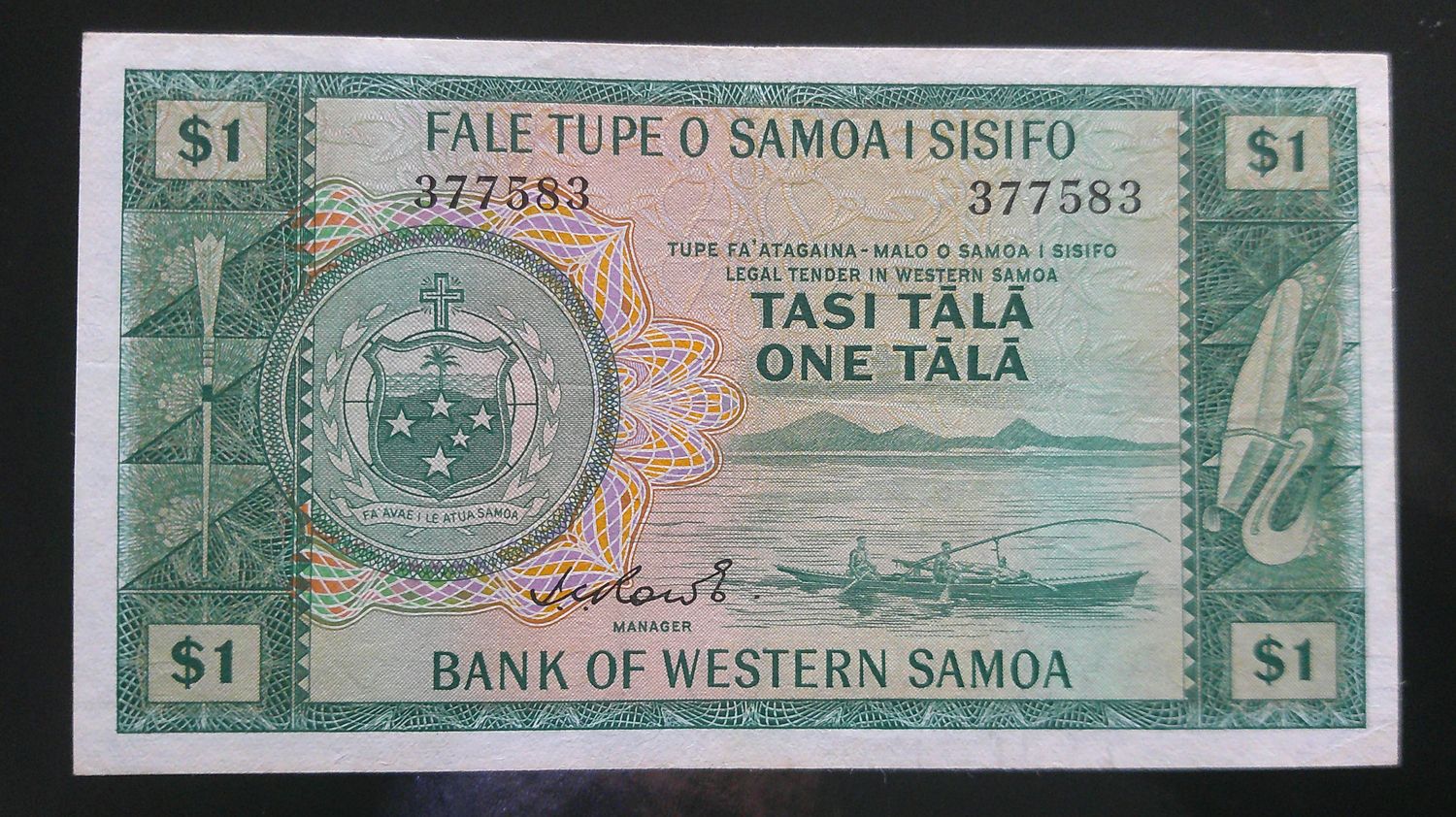 Samoa 1 Tala - 1967