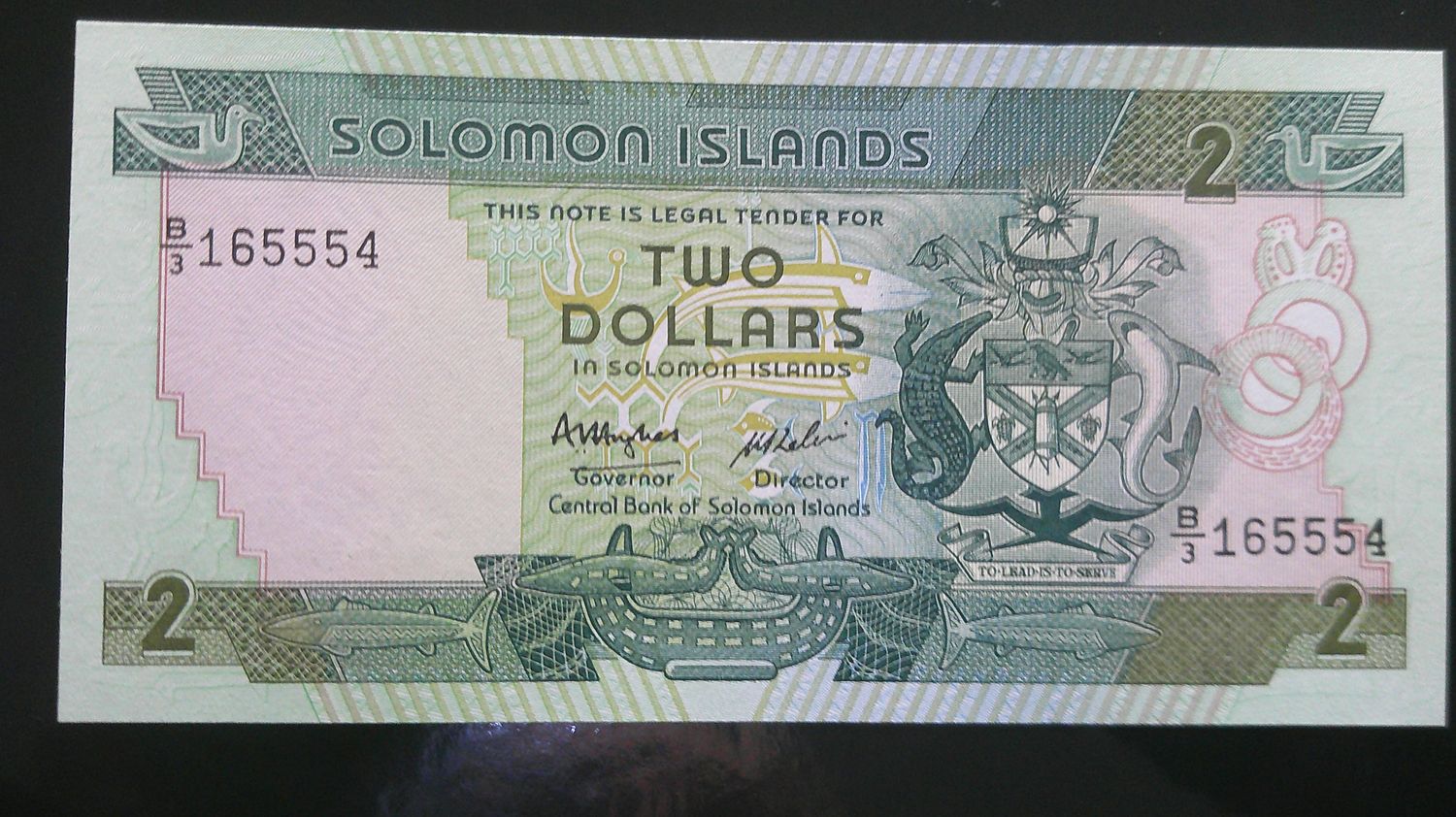 Solomon Islands 2 Dollars - 1986