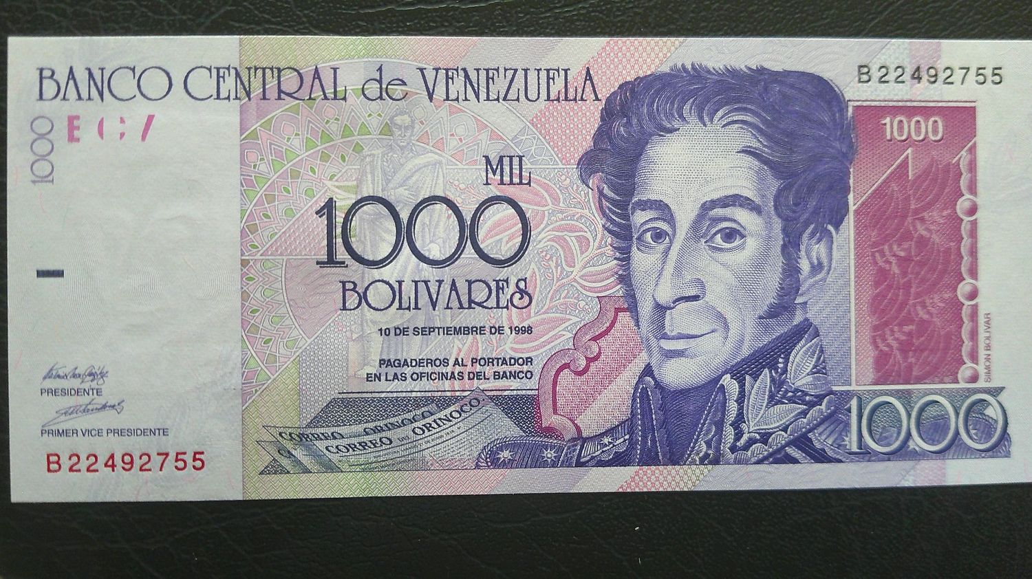 Venezuela 1000 Bolivares - 1998