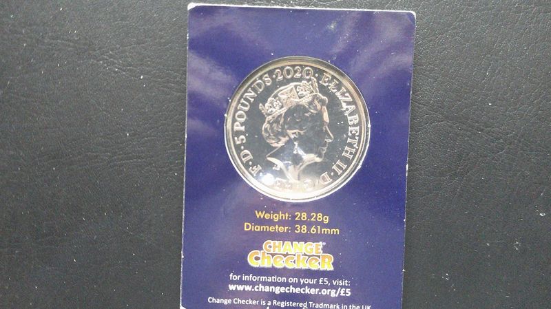 2020 - Five Pounds (King George III)