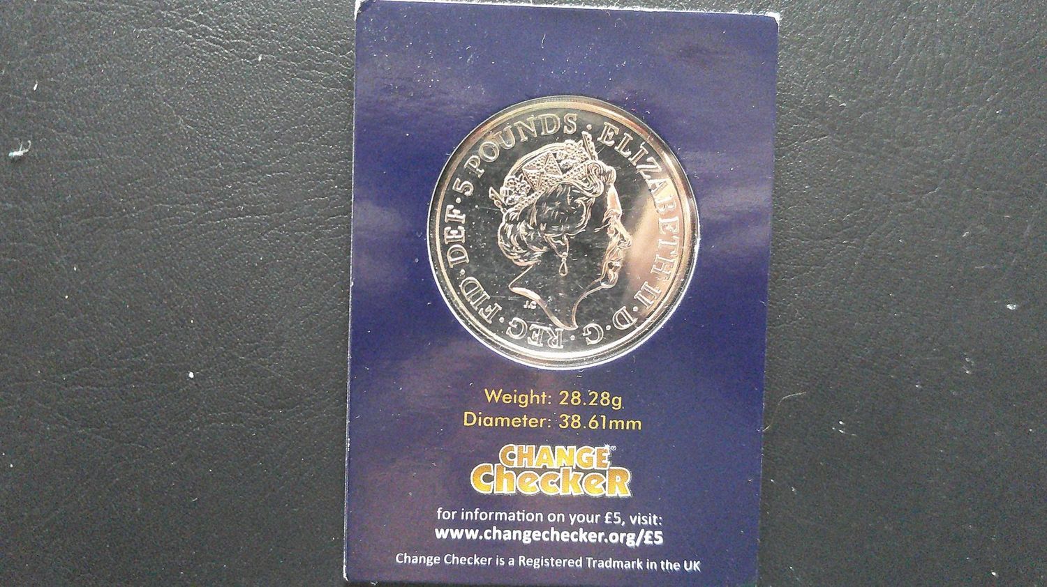 2017 - Five Pounds (Sapphire Jubilee)