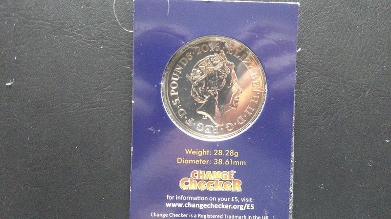 2016 - Five Pounds (The Queens 90th Birthday)