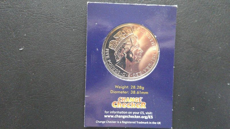 2015 - Five Pounds (Longest Reigning Monarch)