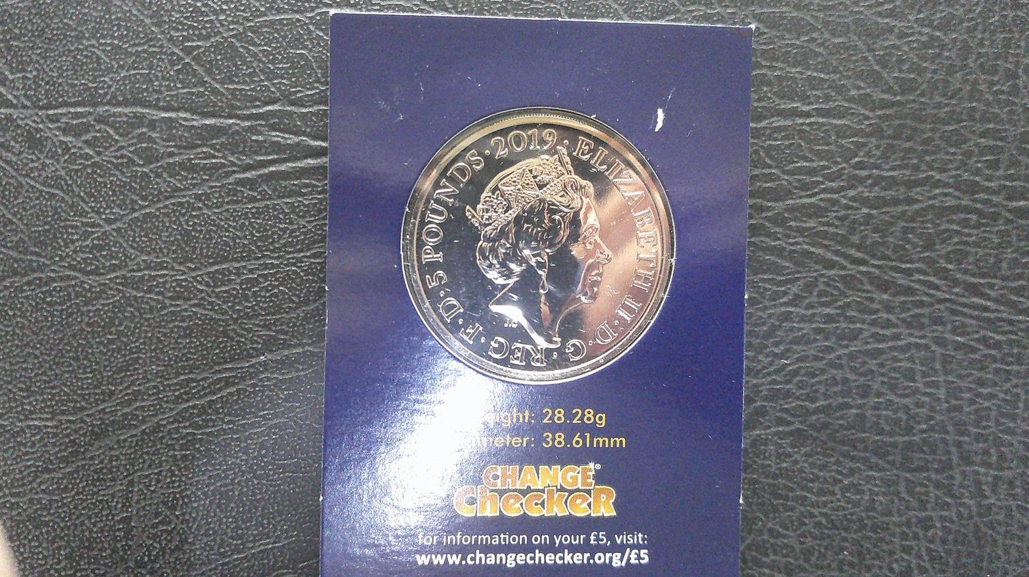 2019 - Five Pounds  (Tower of London Ceremony of the Keys)