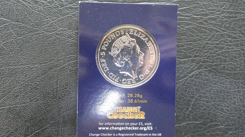 2020 - Five Pounds  (British Red Cross)